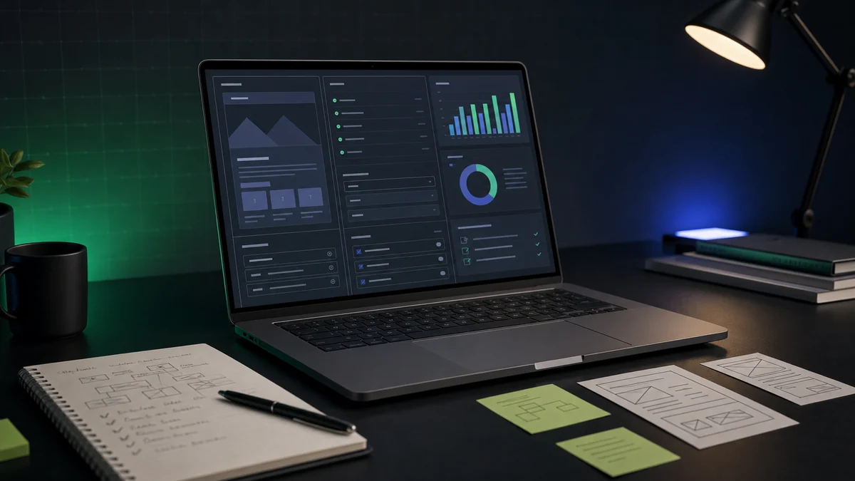 Small business owner reviewing website design, content, functionality, and project requirements for a professional website in Canada